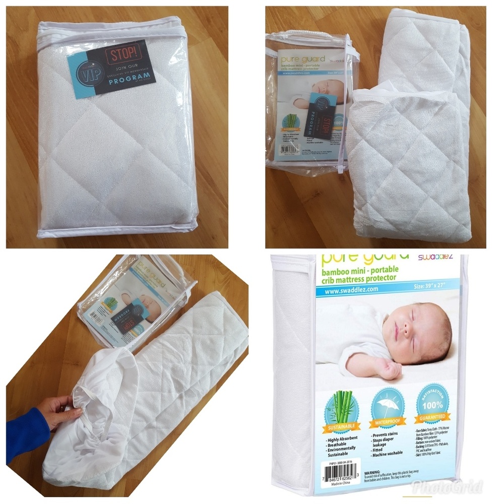 BAMBOO MINI CRIB MATTRESS PROTECTOR